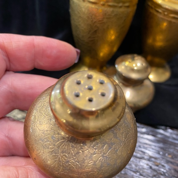 ‼️SOLD‼️Collection S&P Gold Plated Shakers - Picture 5 of 11